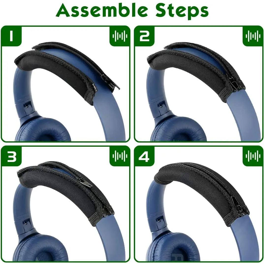 Capa de Cabeça Compatível com Jbl Tune 500bt T500bt T600btnc Everest 750 Everest 710 Fones de Ouvido - Image 4