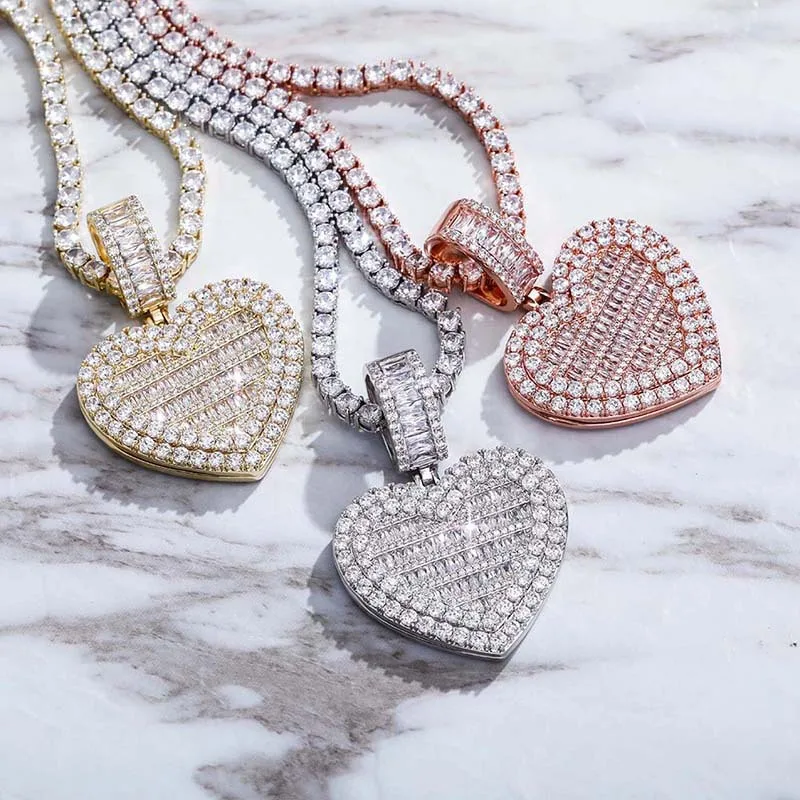 В стиле хип хоп ААА кубического циркония проложить Bling лед из ювелирных изделий в