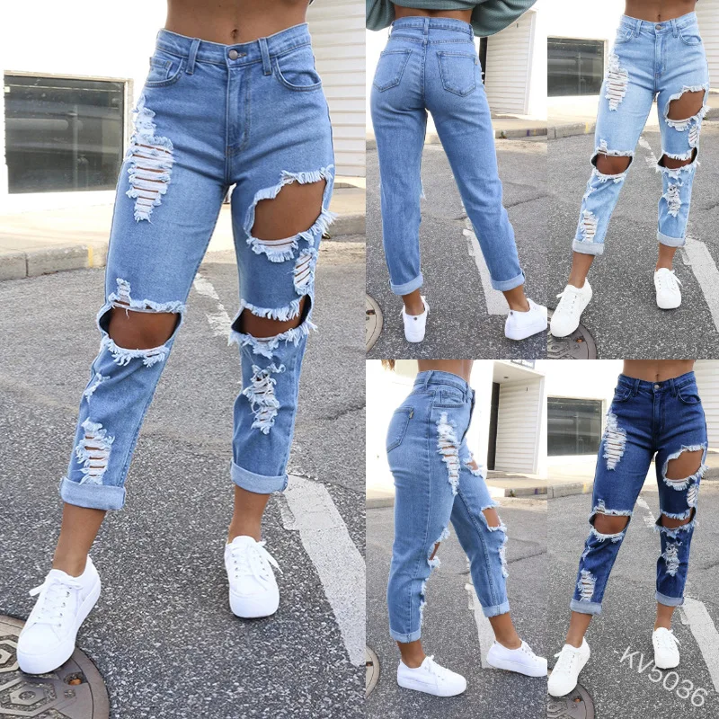 Summer Fashion Ripped Jeans For Women 