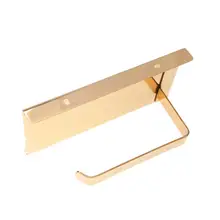 1 шт. рулон бумажный стенд настенный Прочный из нержавеющей стали практичная рулон бумажника рулон туалетной бумаги полка для телефона