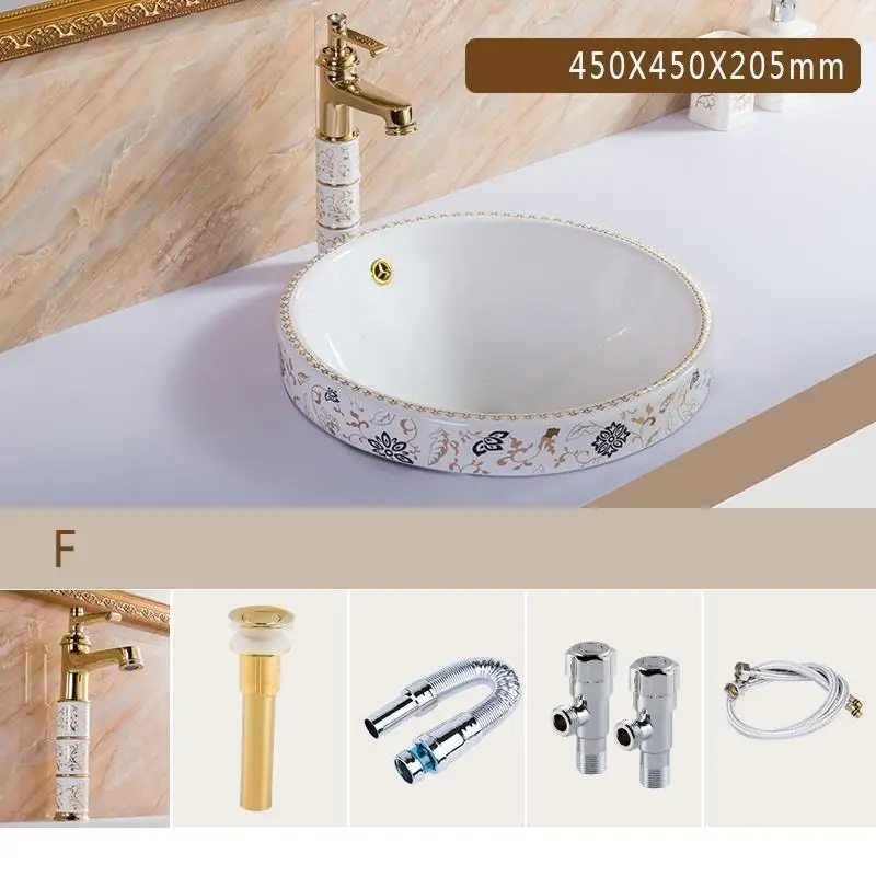 MODEL Q Waschtisch Баньо Da Appoggio чаша De Umywalka Nablatowa Fregadero бассейна Bassin Bagno с двумя ручками для кухни, умывальник Куба Banheiro Ванная комната раковина - Цвет: MODEL Q