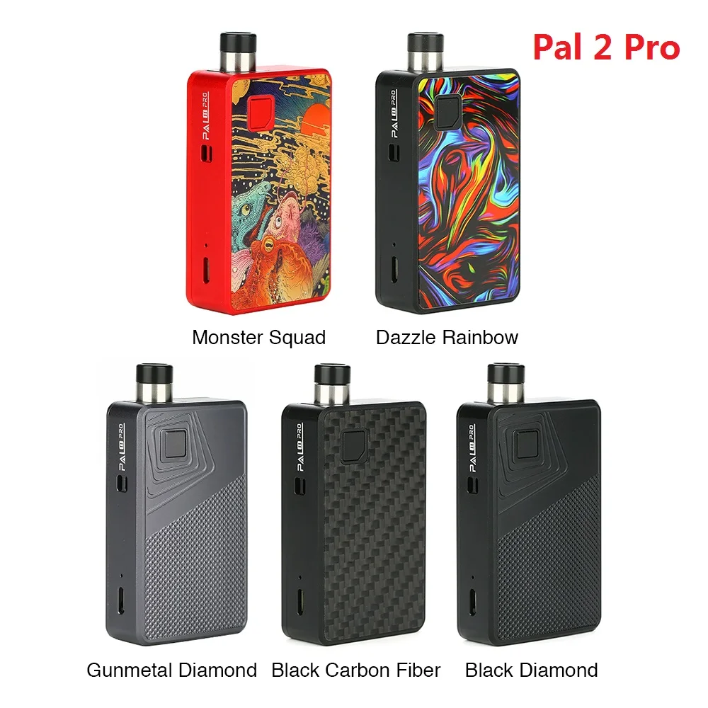 Tanie Oryginalny zestaw naczyń tętniczych PAL II vs Pal 2 Pro w 1000 mAh bateria i 3 ml 2 ml Pod i boczne napełnianie tętnicy PAL 2 E cig zestaw do e papierosa