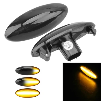 

LEEPEE A Pair Blinker Light LED Car Dynamic Side Marker Turn Signal Light For Toyota Yaris COROLLA Auris Mk1 E15 RAV4 Mk3