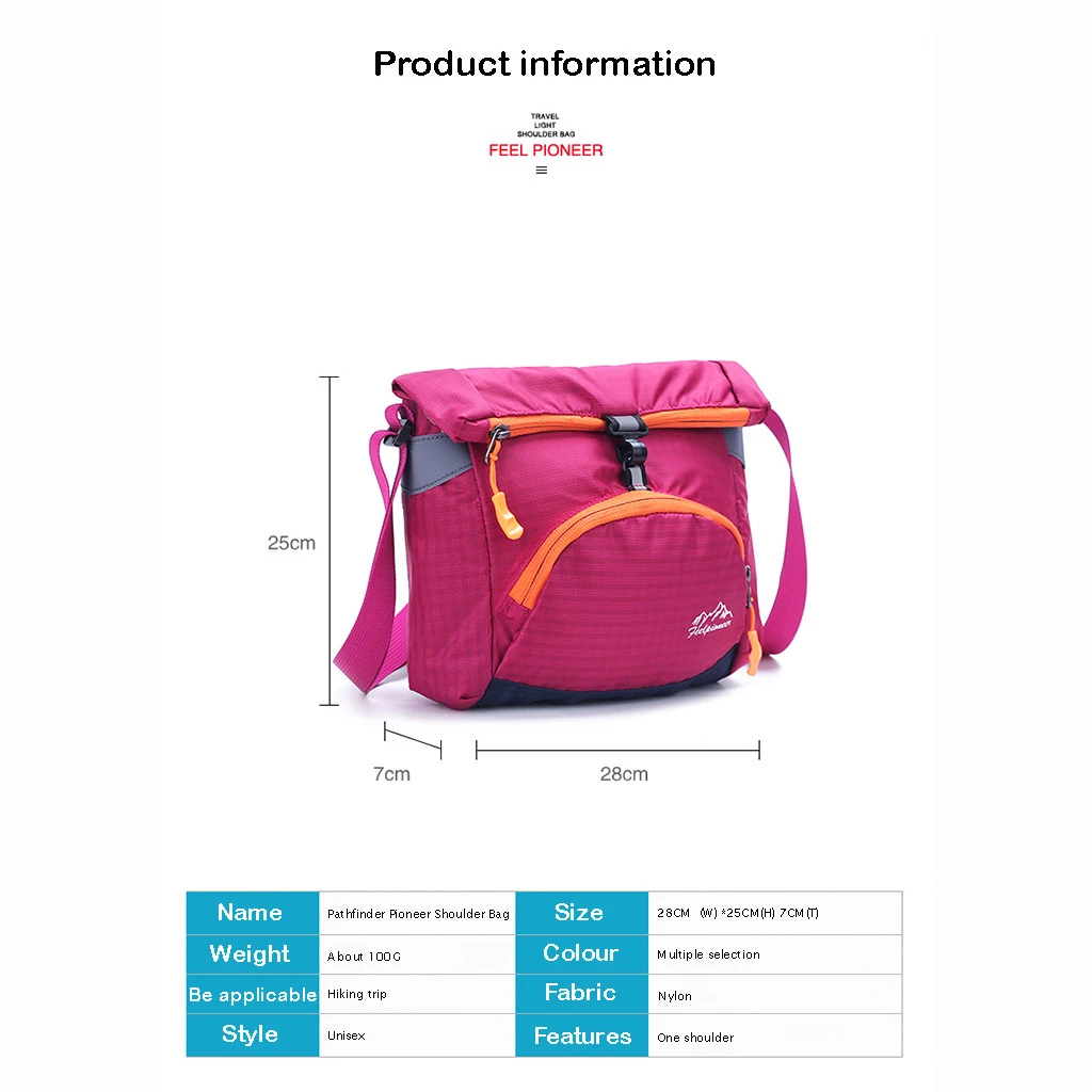 Unisex fashion outdoor folding water repellent nylon bag Fold  Zipper Water Repellent School Rucksack Shoulder Bag Coin Bag 820