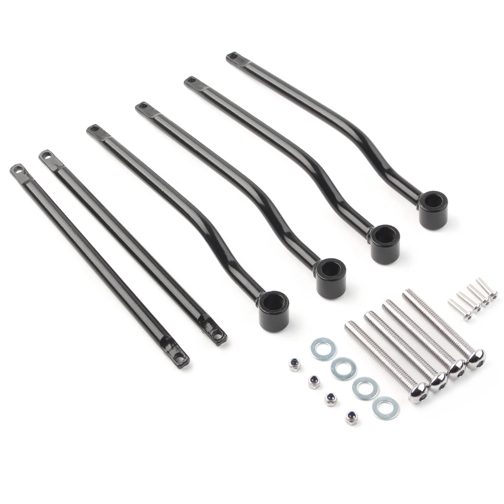 

Черные мотоциклетные сиденья, боковые Опорные кронштейны, универсальные для моделей Harley-Davidson из нержавеющей стали