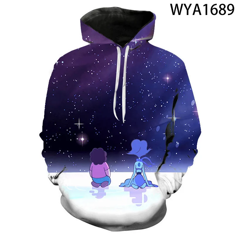 

2020 New Hoodies Men Women Children 3D Print Cartoon Anime Steven Universe Hooded Sweatshirts Kids Boy Girl Cool Pullover