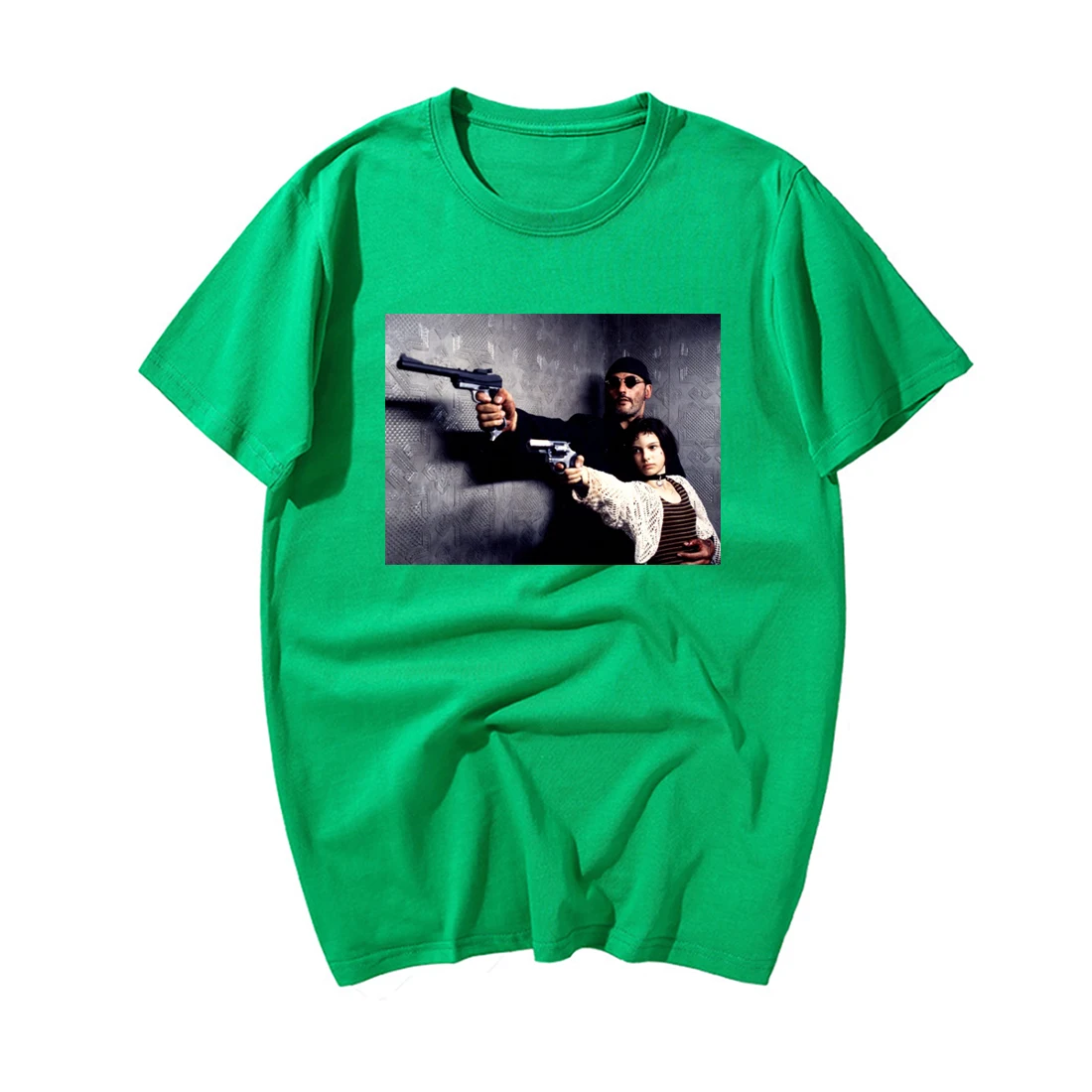 Футболка мужская с принтом из фильма Leon The Professional модная тенниска короткими