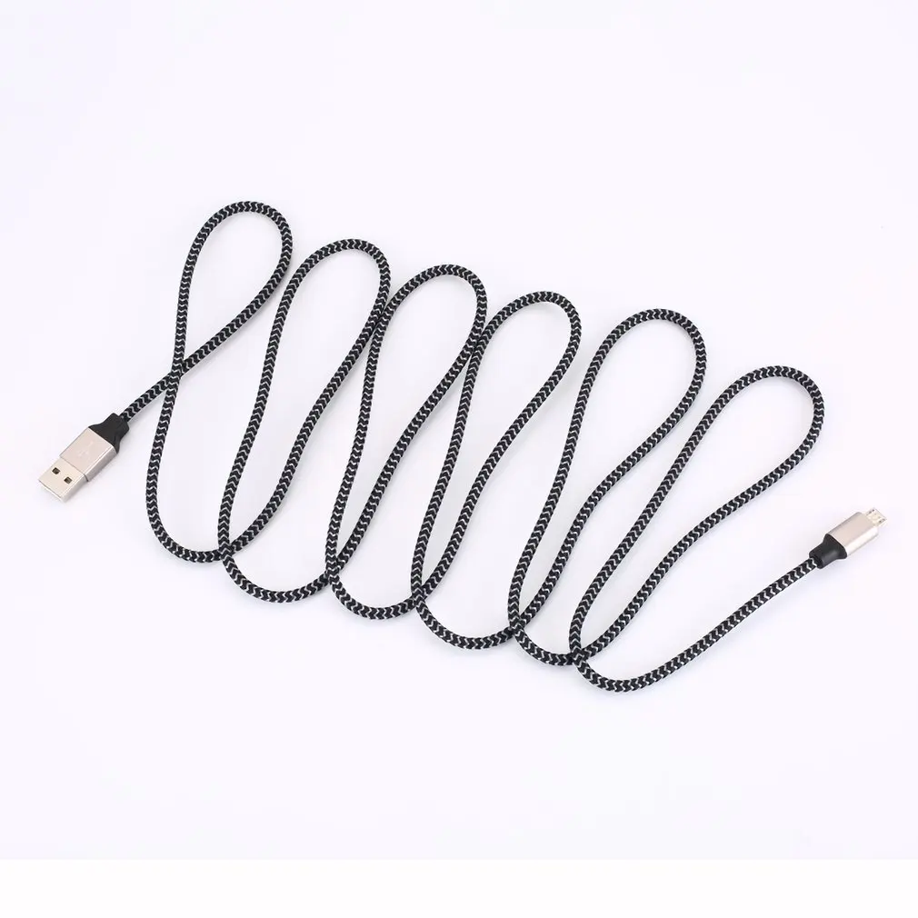 Высокое качество Прочный зарядный инструмент зарядный кабель USB 2A нейлон плетение Быстрая зарядка данных для V8 интерфейс