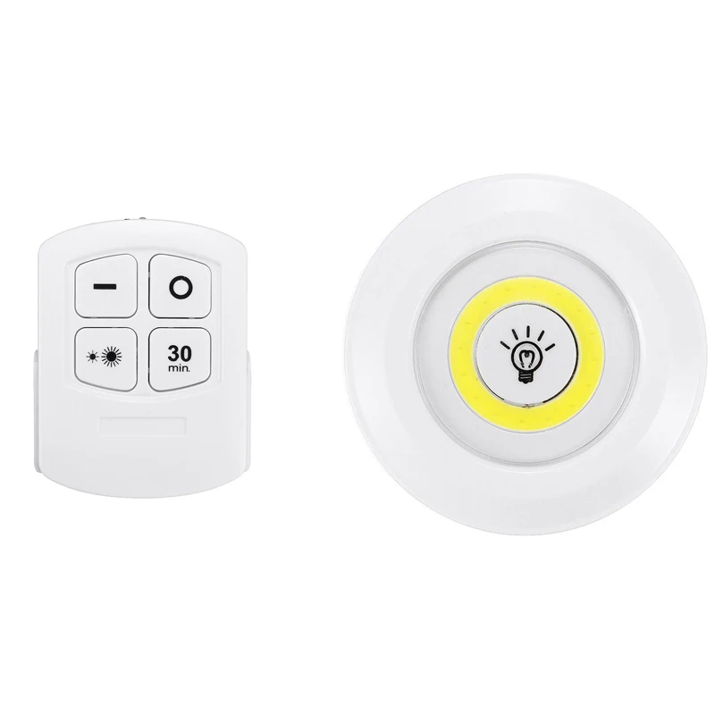 1 lamp and remote Светодиодный под кабинет счетчик светильник Батарея работает с регулируемой яркостью светильник ing шкафы светильник s с дистанционным Управление для Шкаф Кухня - Цвет: 1 lamp and remote
