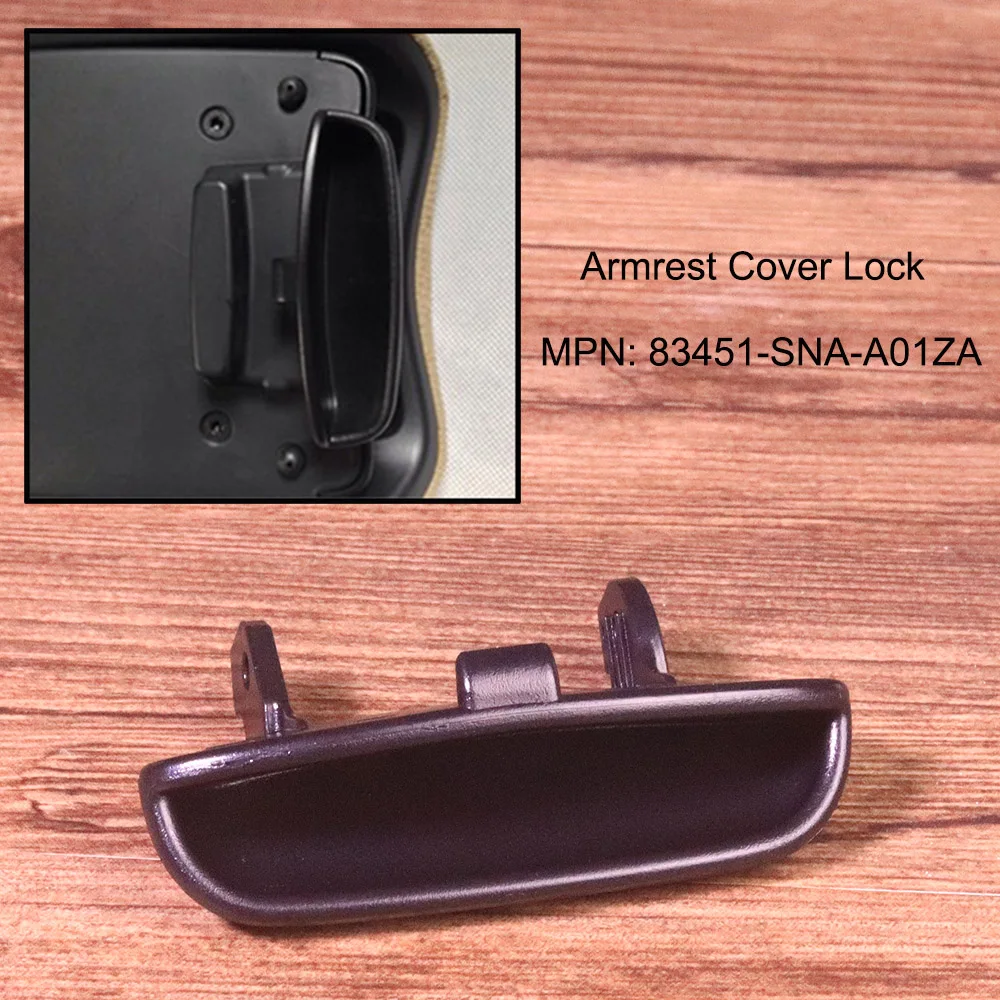 

1PC Black Center Console Armrest Latch Lock Lid 83451SNAA01ZA For Honda Civic 2006 2007 2008 2009 2010 2011 Car Accessories