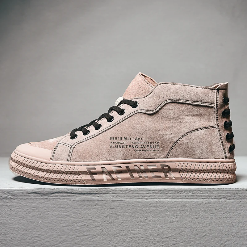 

2019 new mid-top sneakers high-quality men's casual sneakers lightweight and comfortable sneakers mens shoes