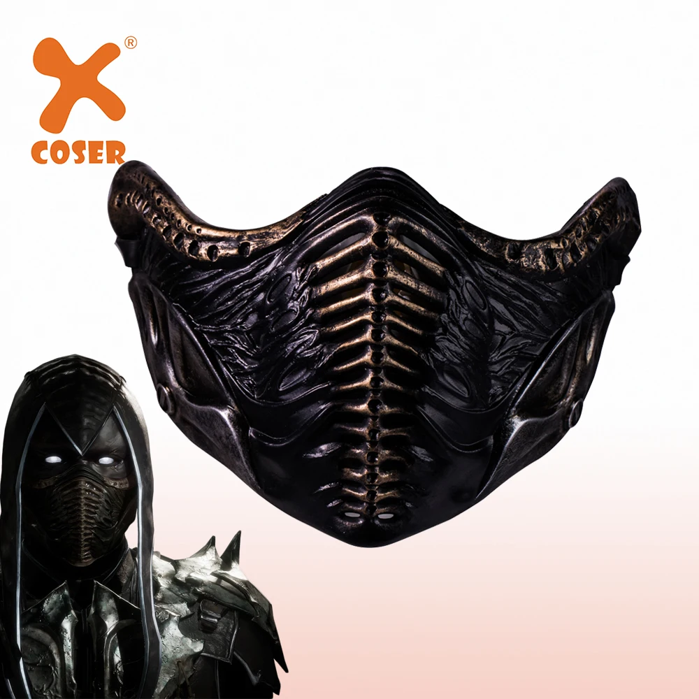 XCOSER крутая маска Noob Saibot Mortal Kombat XI для косплея реквизит костюм на Хэллоуин