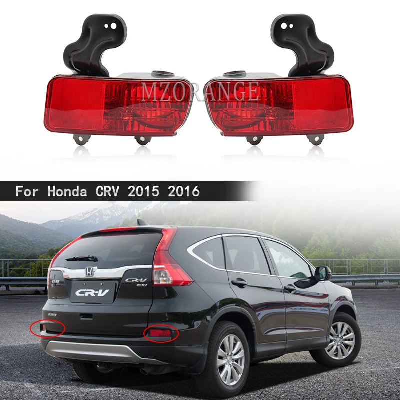 Luces reflectoras de parachoques trasero para coche Honda CRV 2015 2016, luz de freno trasera, lámpara accesorios de estilo de coche, sin bombilla| | AliExpress