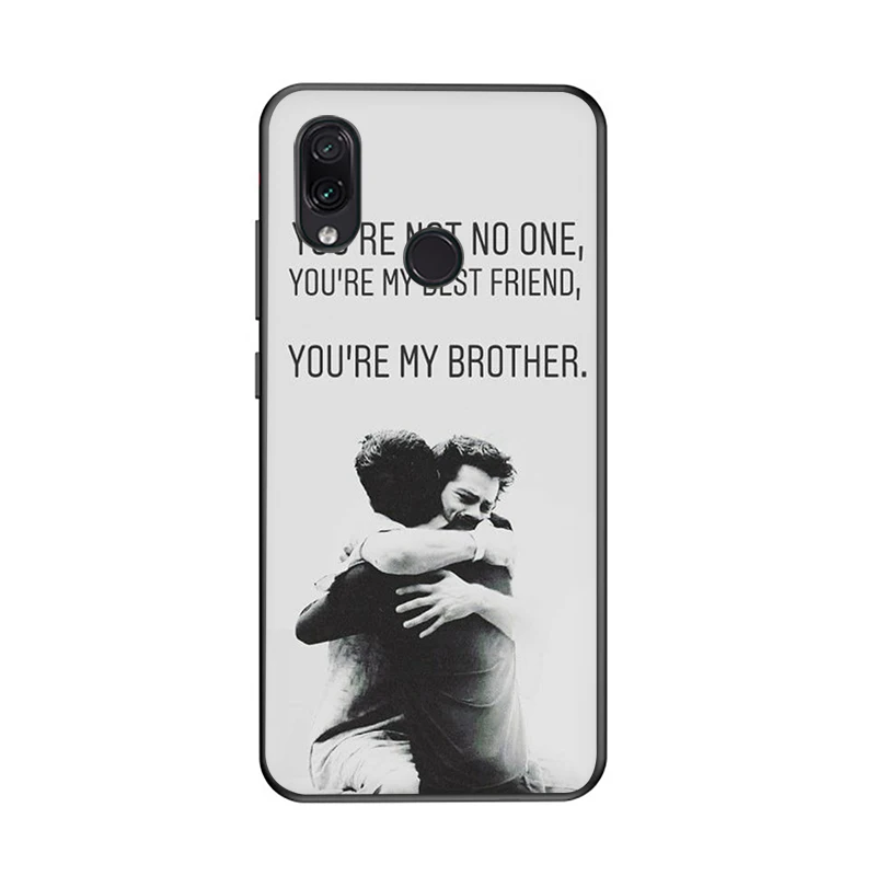 EWAU teen wolf stiles stilinski Печатный силиконовый чехол для телефона для Xiaomi Redmi 4A 4X5 5A 5plus 6 Pro 6A 7 7A S2 GO K20 pro - Цвет: B1