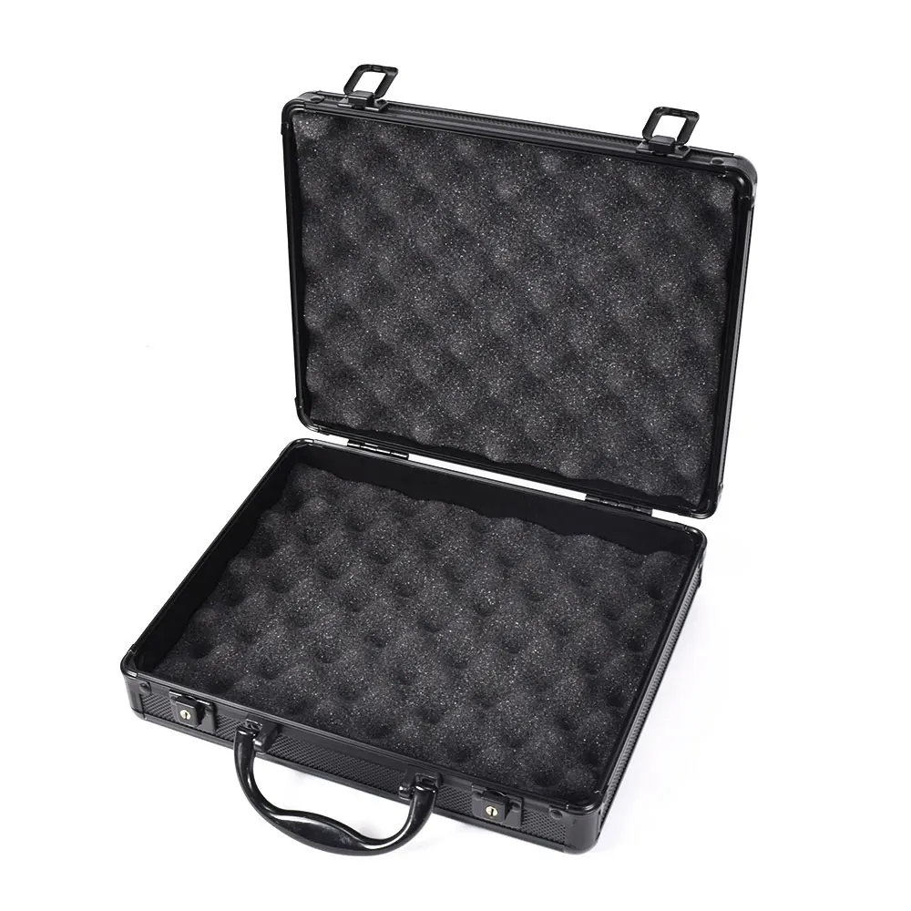 Tactical-Aluminum-Hard-Pistol-Case-Gun-Bag-Case-Padded-Foam-Lining-for-Hunting-Airsoft-Glock-Ipsc