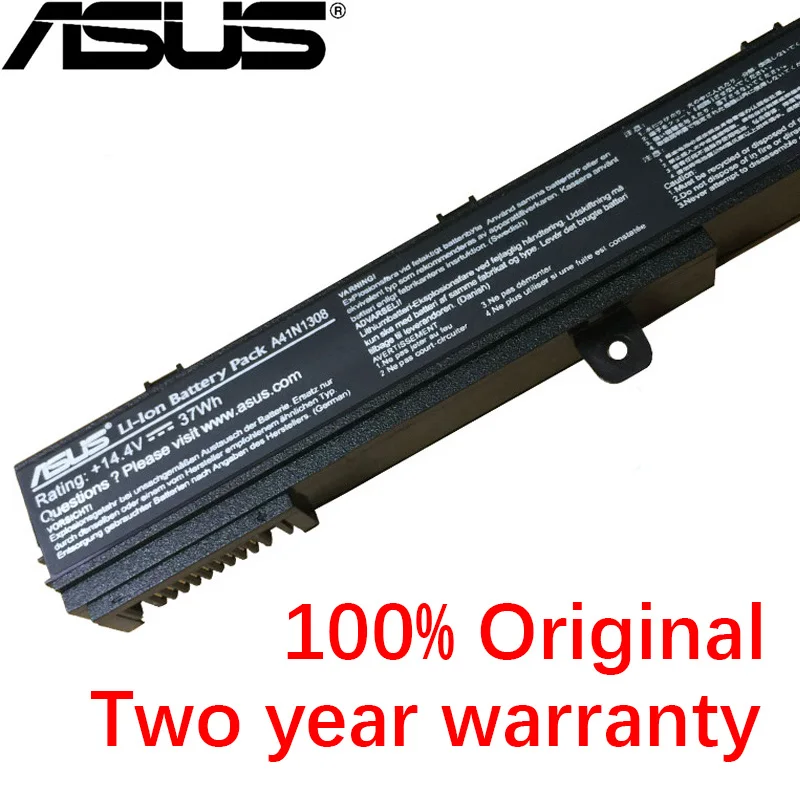 Tanie ASUS oryginalny 14.4V 37WH dla ASUS X551C X551CA X551M A41N1308 A31N1319 0B110 00250100M X45LI9C YU12008 13007D akumulator do laptopa