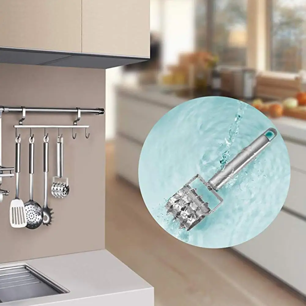 Creative Kitchen Stainless Steel Meat Tenderizer Meat Steak Steak Meat Wheel Western Restaurant Steak Hammer
