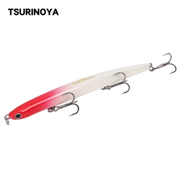

TSURINOYA Sinking Minnow Fishing Lure 110S 12g 110mm Long Casting Fishing Lures Wobble Hard Artificial Bait Treble Hooks