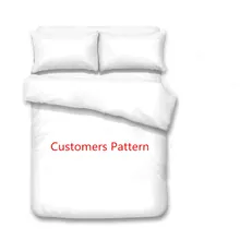 Детские постельные принадлежности набор 3D HD с цифровой печатью, сделанные на заказ постельных принадлежностей мультяшный пододеяльник набор королева король дети милые звезды Единорог