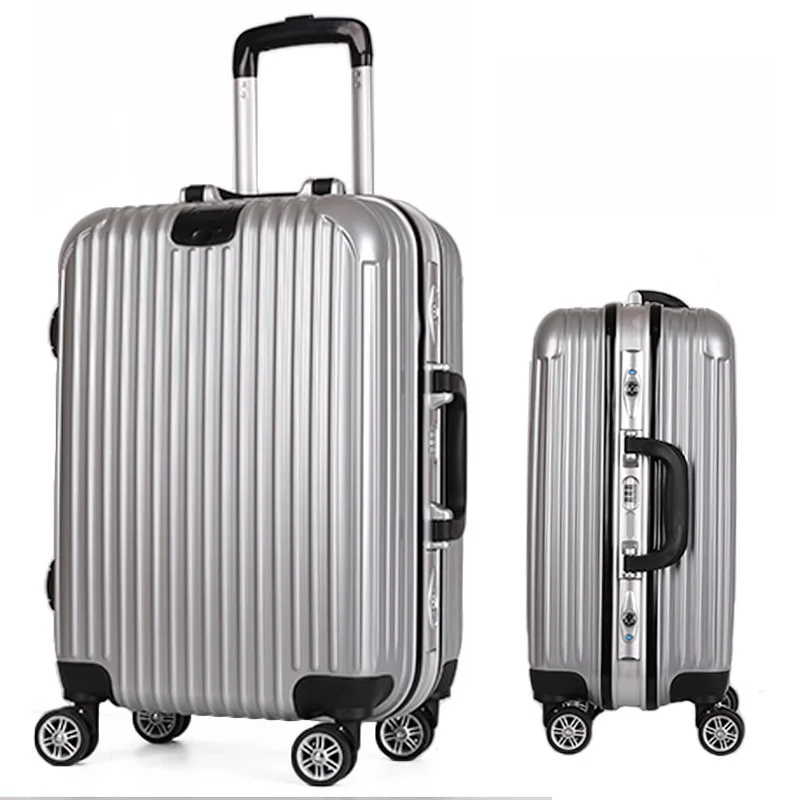 

Luggage Aluminum Frame Travel Trolley Aluminum Magnesium Alloy Travel Lugguge Universal Wheel Luggage Bag Customizable 20-inch T