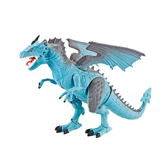 Electric Remote Dinosaur Spray Dragon Roar Walking Control Simulation Animal Model Kids Toys for Christmas Gift 2