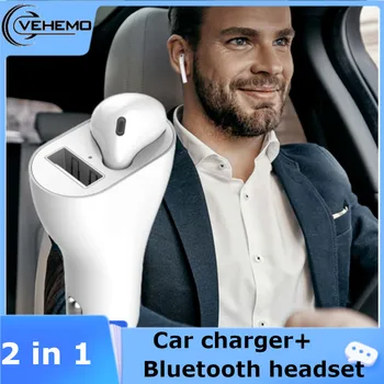 

Universal Wireless Headphones Touch Control Safe Car Charger Earphone BT 5.0 Earbuds Vehicle Automatic Pairing Apple Air Pod