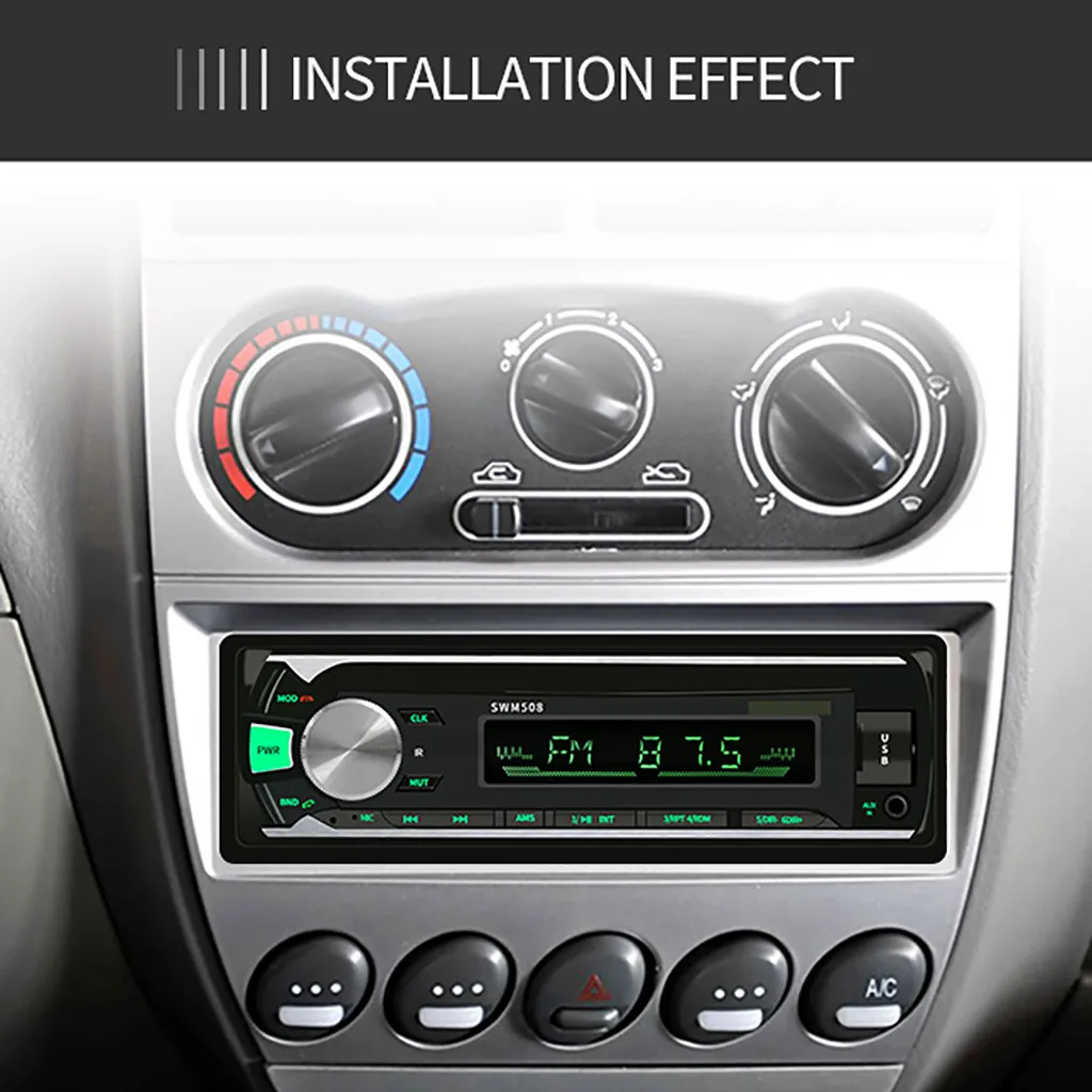 SWM-508 12 В Автомобильный MP3-плеер BT Hands-Free FM радиокарта U диск машина аудио BT автомобиль MPA3 развлечения голосовая навигация# P10