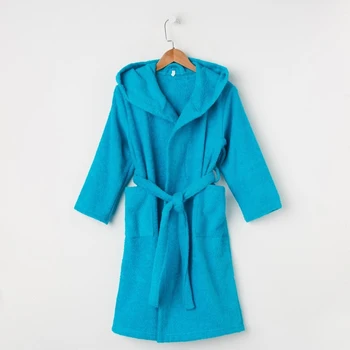 

Bathrobe for children, size 34, marine color, 340 g / m2 cotton 100% with AIRO