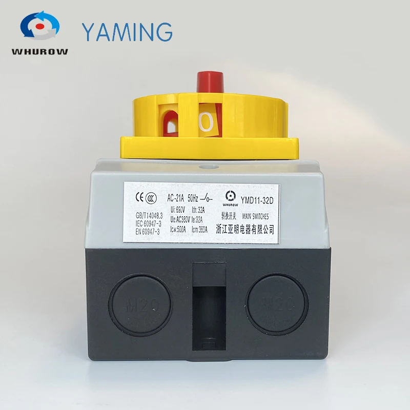 Gabinete Impermeável, On-Off, 3 Fases, 2 Posições,