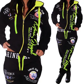 

ZOGAA Brand New Two Piece Sets Womens Outfits Casual Matching Set for Woman Joggers Suit Sets Letter Printing Tracksuit 2020
