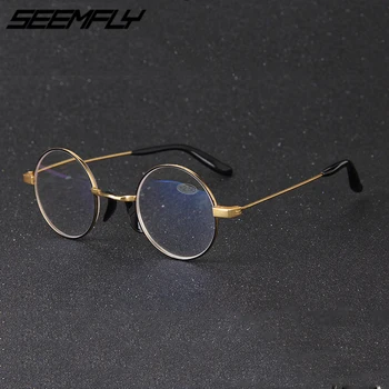 

Seemfly Anti Blue Light Blocking Women Men Reading Glasses Round Frame Computer Goggle Optical Eyeglasses Hyperopia Eyewear New