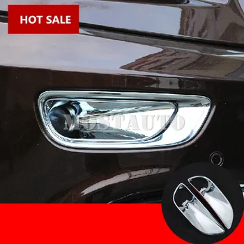 

For Jeep Grand Cherokee SUMMIT ABS Chrome Front Fog Light Cover 2014-2016 2pcs