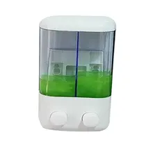 Настенный дозатор для мыла, дозатор для жидкого мыла, двойная насадка для шампуня, геля для душа, сепаратор