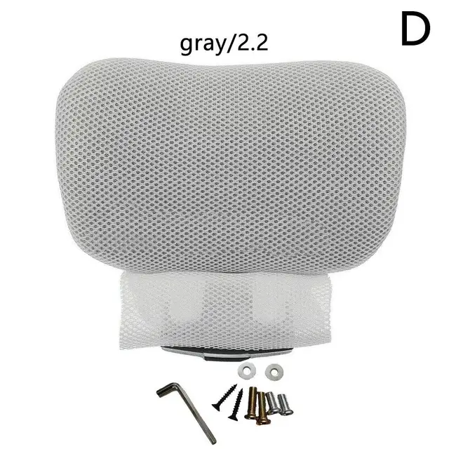 2.2/2.6/3 Computer Lift Chair Neck Protection Pillow Headrest Adjustable For Office Headrest Swivel Chair Accessories For Chair 2.2-grey