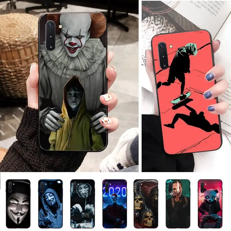 Ужас мягкий чехол для мобильного телефона Samsung Note3/4/5/8/9/10/10Lite M10/20/30 A70 | Мобильные