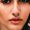 1PCS Stainless Steel Fake Nose Ring Septum Piercing Cheater Clip On Non Piercing Nose Ring Fake Septum Jewelry Faux Percing Nez ► Photo 2/6