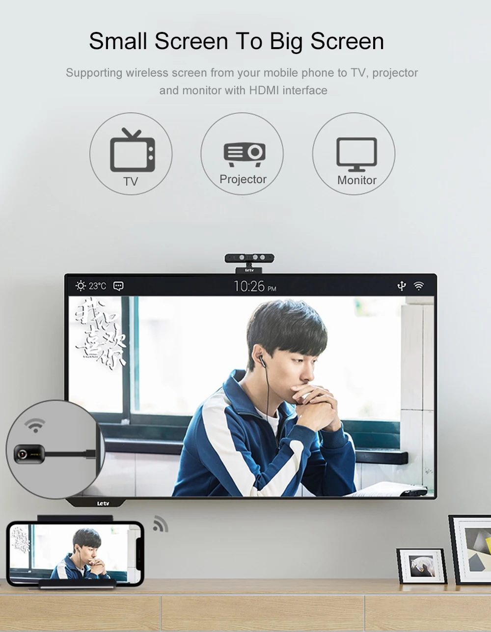 Mirascreen 4K Wi Fi Mirror HDMI дисплей адаптер Dongle DLNA Airplay ТВ приставка приемник для IOS Android