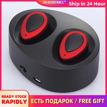 

Sports Wireless Bluetooth Earphone For iPhone Stereo TWS Music Mini Headsets Handsfree Microphone Earbuds Noise Reducation
