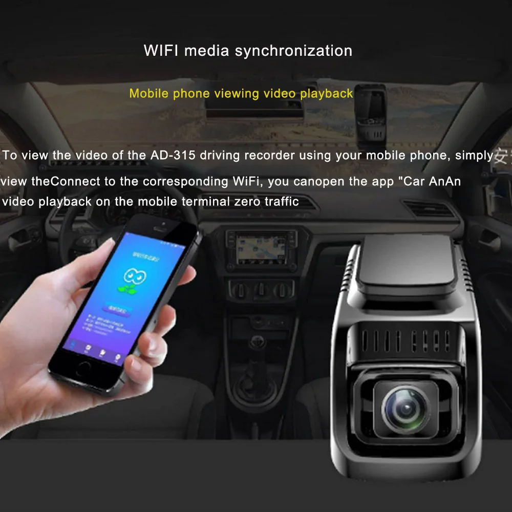 Автомобильный скрытый видеорегистратор wifi HD 1920*1080 360 панорамный gps ночного видения HD wifi 360 градусов скрытый с экраном автомобильная камера