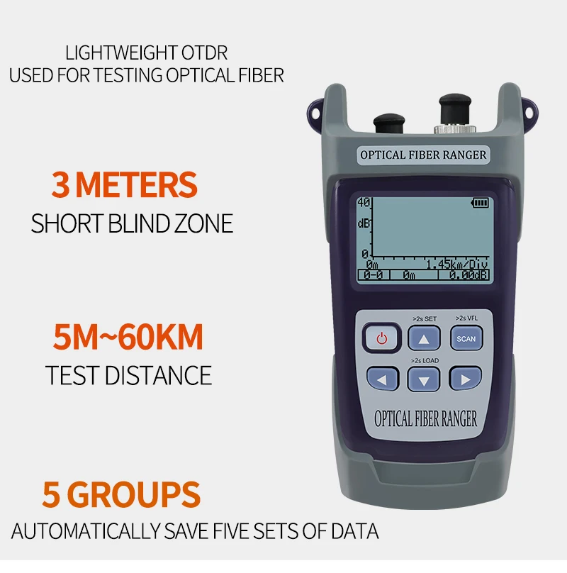Mini Fiber Optic OTDR Optical Fiber Reflectometer