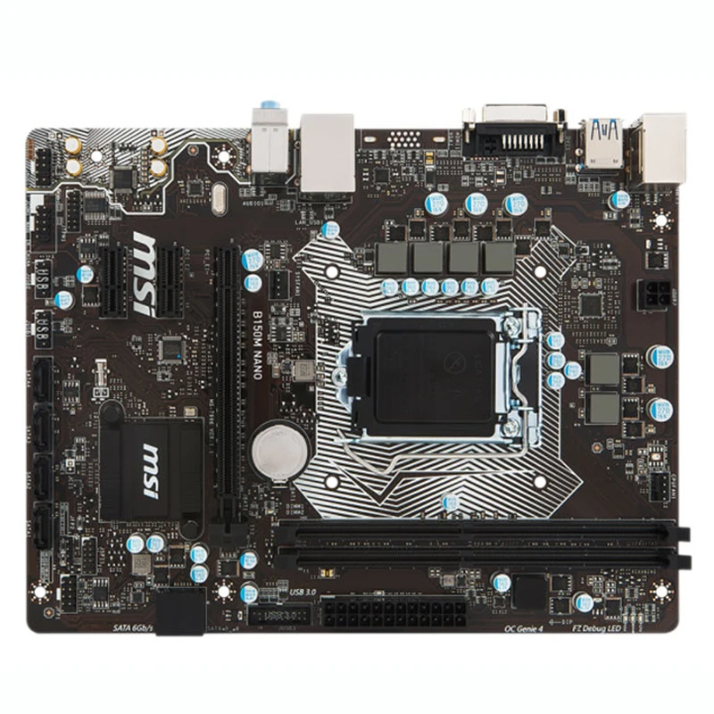 Для материнской платы MSI B150M NANO Intel B150 LGA 1151 DDR3 32 ГБ Micro ATX PCI-E 3 0 используется