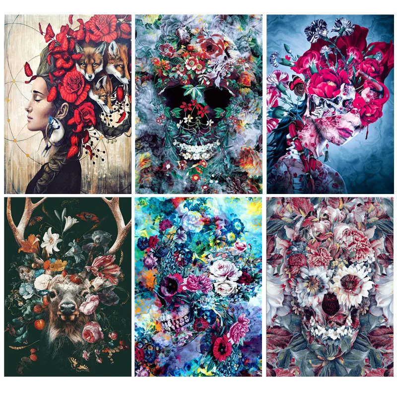 New-arrivals-5d-diamond-painting-complete-cartoon-skull-pattern-circle-diamond-embroidery-mosaic-gift