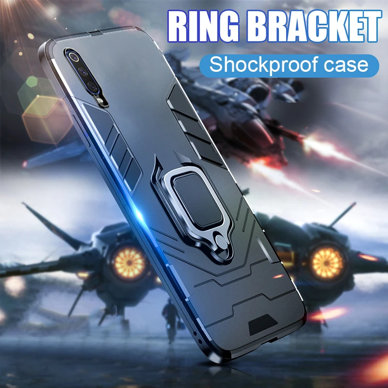 Luxury Armor Soft Bumper Case On The For Samsung Galaxy A7 2018 A10 A30 A20 A70 A60 A50 M30 M20 M10 Shockproof Ring Cover |