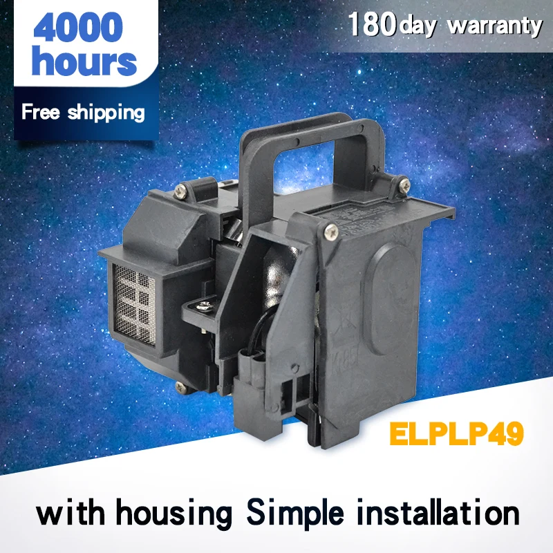 Лампа для проектора V13H010L49 ELPLP49 Epson TW2900 TW3000 TW3200 TW3500 TW3600 TW3800 TW4000 TW4400 HC8700UB HC8500UB|Лампы