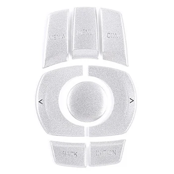 

Car Console Gear Multimedia Knob Switch Button Cover for 1 2 3 Series 2018-2019 X1 X2 2019-2020 Interior Accessories