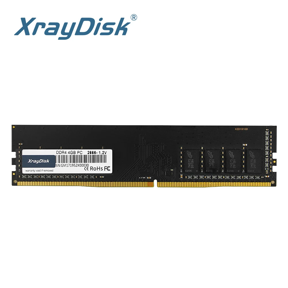  XrayDisk DDR4 4GB 8GB ram 2400MHz 2666MHZ 16GB 2666MHZ 1,2 V PC DIMM настольная память поддержка материнской платы ddr4 