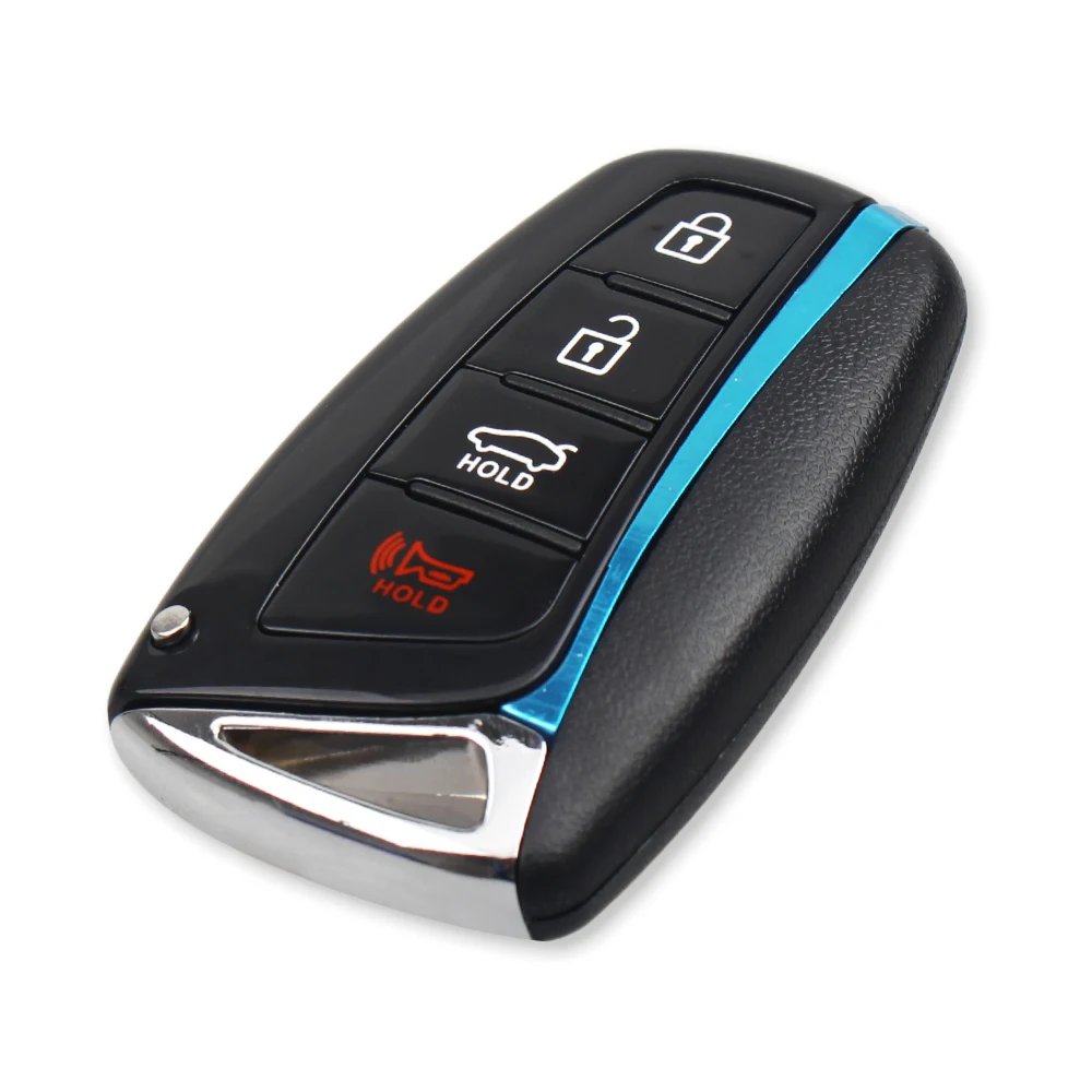 KEYYOU замена ключа автомобиля оболочка подходит для hyundai Genesis 2013- Santa Fe Equus Azera детали для пульта дистанционного управления чехол Аксессуары