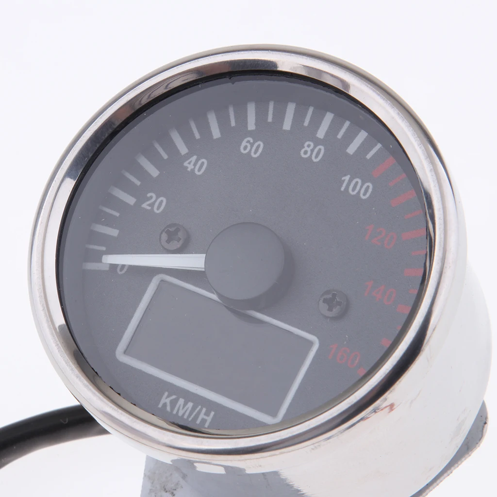 12V Digital Motorcycle Speedometer Odometer Fuel Meter Multifunction Gauge