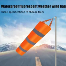 

Reflective Windsock Outdoor Scratchproof Windproof Fluorescent Weathercock Reflective Wind Sock Weathervane 80/100/150cm