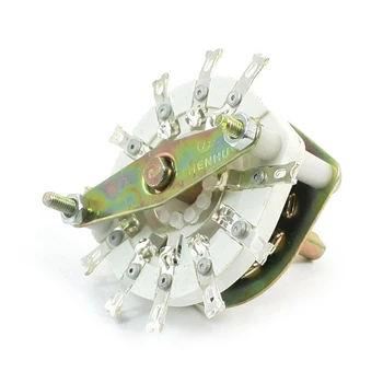 

1P10T 1 Pole 10 Position One Deck 11 Pins Band Channel Rotary Switch